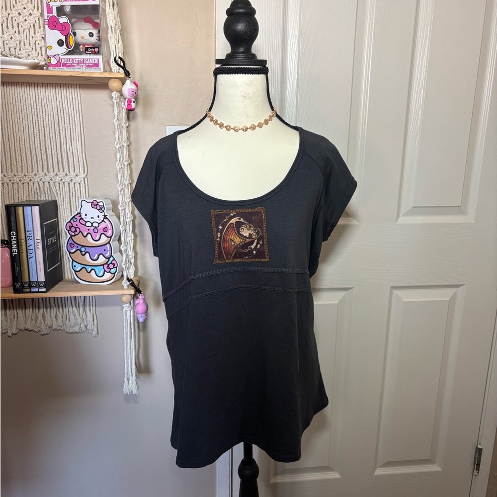 Women's Vintage Patchwork Top